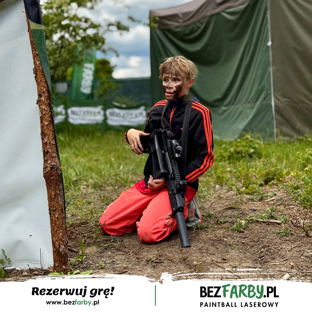 bez farby paintball laserowy złotów
